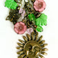 Pink Floral Beaded Purse Charm - Juicybeads Jewelry