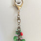 Pink Flower Beaded Purse Charm - Juicybeads Jewelry