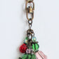 Pink Flower Beaded Purse Charm - Juicybeads Jewelry