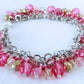 Pink Cluster Bracelet - Juicybeads Jewelry