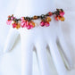 Pink Yellow Cluster Bracelet - Juicybeads Jewelry