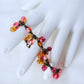 Pink Yellow Cluster Bracelet - Juicybeads Jewelry