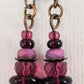 Plum Purple Dangle Earrings - Juicybeads Jewelry