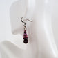 Plum Purple Dangle Earrings - Juicybeads Jewelry