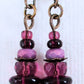Plum Purple Beaded Earrings - Juicybeads Jewelry