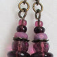 Plum Purple Dangle Earrings - Juicybeads Jewelry