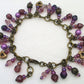 Purple Beaded Cluster Bracelet - Juicybeads Jewelry