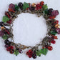 Purple Flower Beaded Cluster Bracelet - Juicybeads Jewelry