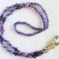 Purple Mix Beaded Eyeglass Chain - juicybeads jewelry