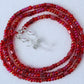 Red AB Beaded Eyeglass Chain - Juicybeads Jewelry