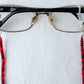 Red Beaded Glasses Chain Juicybeads Jewelry