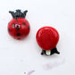 Red Flower Beaded Purse Charm - Juicybeads Jewelry