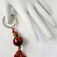 Red & Green Beaded Keychain - Juicybeads Jewelry