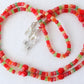 Red Beaded Eyeglass Chain - Juicybeads Jewelry