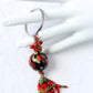 Red & Green Beaded Keychain - Juicybeads Jewelry