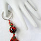 Red & Green Beaded Keychain - Juicybeads Jewelry