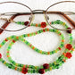 Red Ladybug Beaded Eyeglass Chain - juicybeads jewelry