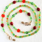 Red Ladybug Beaded Eyeglass Chain - juicybeads jewelry