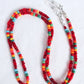 Red Multicolor Beaded Eyeglass Chain - juicybeads jewelry
