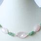 Rose Quartz Aventurine Necklace - Juicybeads Jewelry