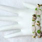 Rose Quartz Peridot Gemstone Bracelet - Juicybeads Jewelry
