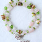 Rose Quartz Peridot Gemstone Bracelet - Juicybeads Jewelry