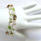 Rose Quartz Peridot Gemstone Bracelet - Juicybeads Jewelry