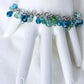 Sea Green Cluster Bracelet - Juicybeads Jewelry