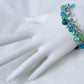 Sea Green Cluster Bracelet - Juicybeads Jewelry