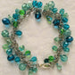 Sea Green Cluster Bracelet - Juicybeads Jewelry