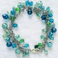 Sea Green Cluster Bracelet - Juicybeads Jewelry