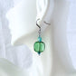 Sea Green Square Earrings - Juicybeads Jewelry