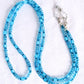Sky Blue Beaded Eyeglass Chain - Juicybeads Jewelry