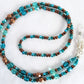 Teal Green Beaded Eyeglass Chain - Juicybeads Jewelry