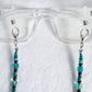 Teal Green Beaded Eyeglass Chain - Juicybeads Jewelry