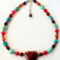 Western Beaded Heart Necklace - Juicybeads Jewelry