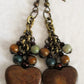 Wooden Heart Earrings - Juicybeads Jewelry