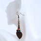 Wooden Heart Earrings - Juicybeads Jewelry