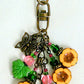 Yellow Flowers Beaded Purse Charm - Juicybeads Jewelry