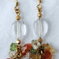 mixed stone cluster drop earrings - Juicybeads Jewelry