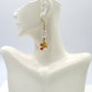 mixed stone cluster drop earrings - Juicybeads Jewelry