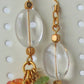 mixed stone cluster drop earrings - Juicybeads Jewelry