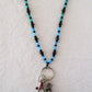 Black multicolor beaded lanyard Juicybeads Jewelry