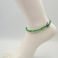 Green Beaded Anklet - Juicybeads Jewelry